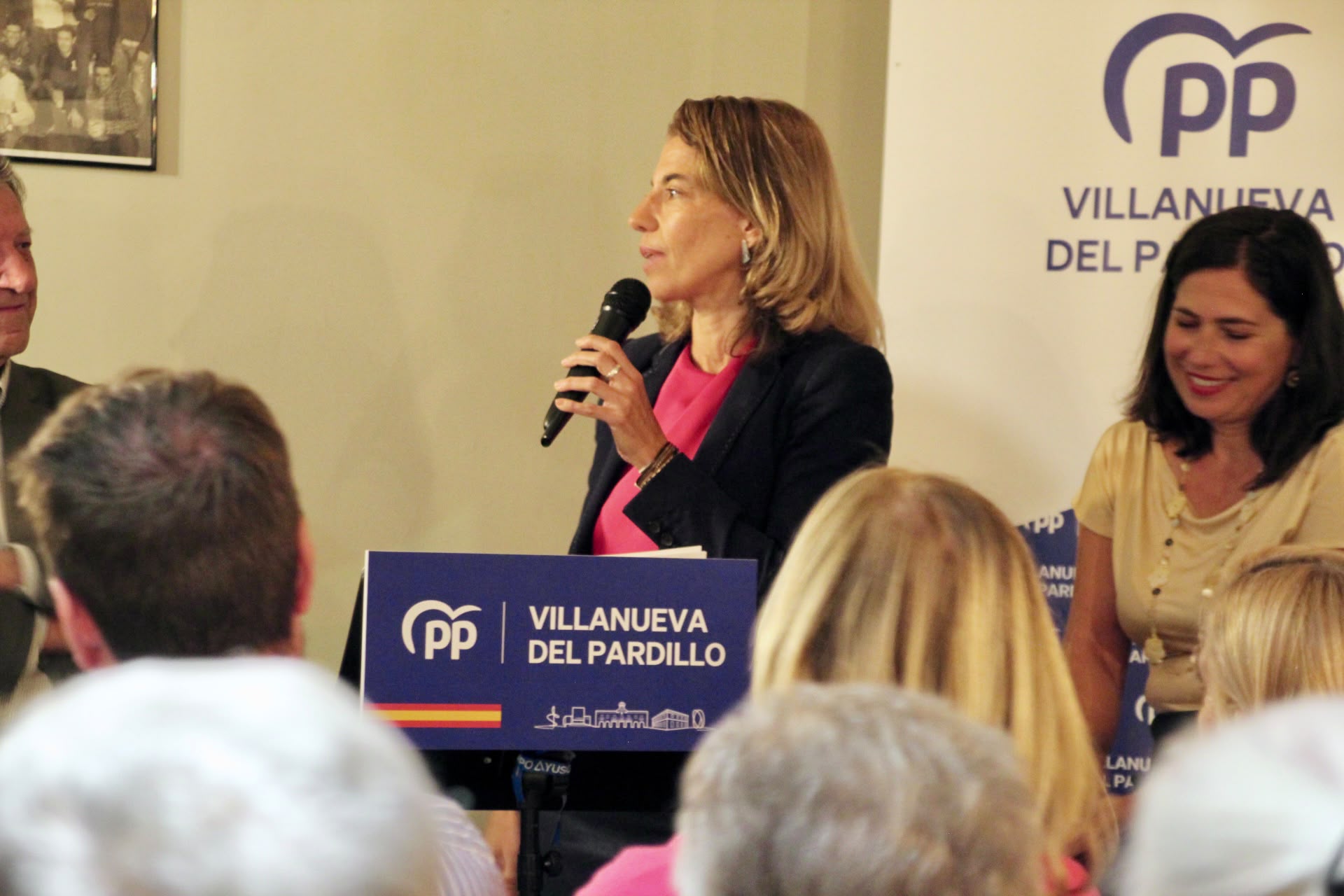 Marta Marbán durante la presentación de su candidatura